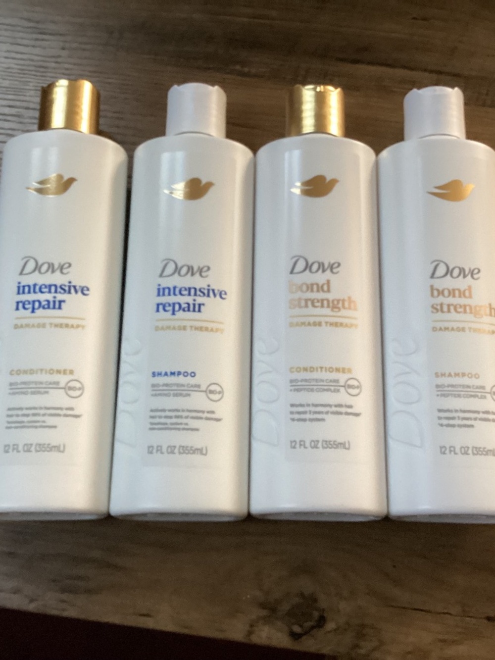 Dove Intensive Repair & Bond Strength Shampoo & Conditioner Set New/never used